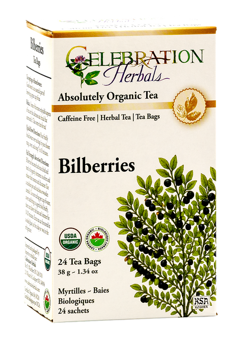 Bilberry Berries ~ 24 Teabags ~ Organic