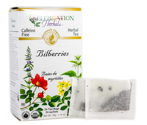 Bilberry Berries ~ 24 Teabags ~ Organic