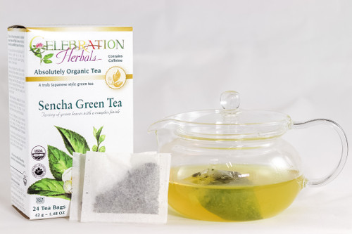 Tea Green Sencha ~ 24 Teabags ~ Organic