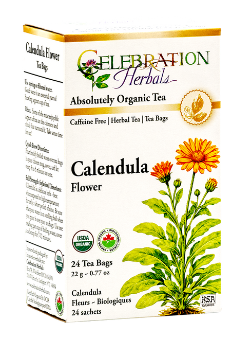 Calendula Flower ~ 24 Teabags ~ Organic