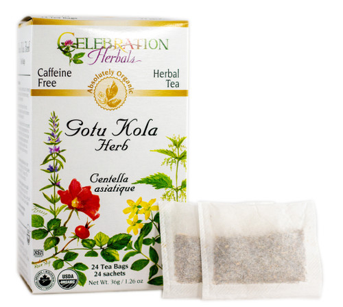 Gotu Kola Herb ~ 24 Teabags ~ Organic