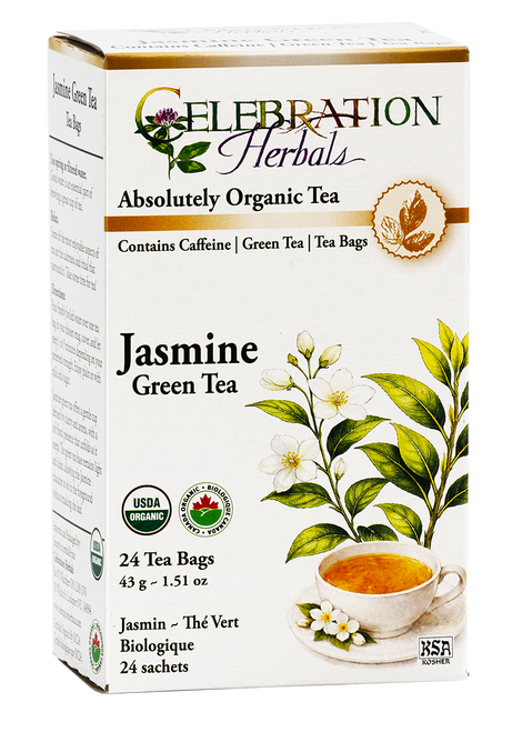 Tea Green Jasmine ~ 24 Teabags ~ Organic