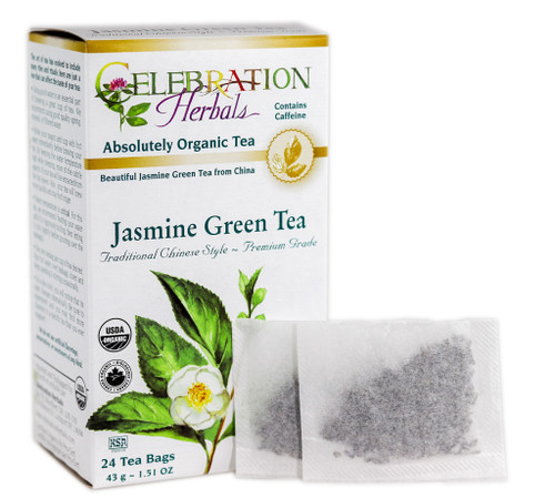 Tea Green Jasmine ~ 24 Teabags ~ Organic