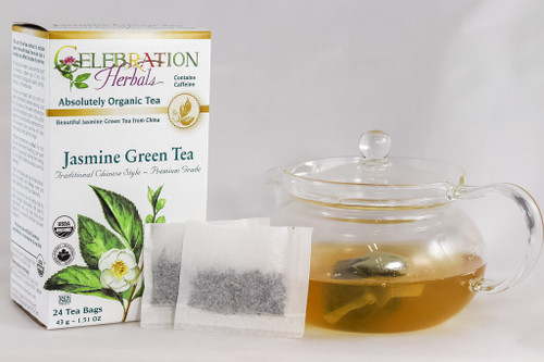 Tea Green Jasmine ~ 24 Teabags ~ Organic