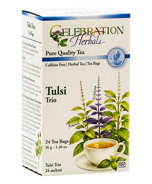 Tulsi Trio Blend ~ 24 Teabags ~ Pure Quality