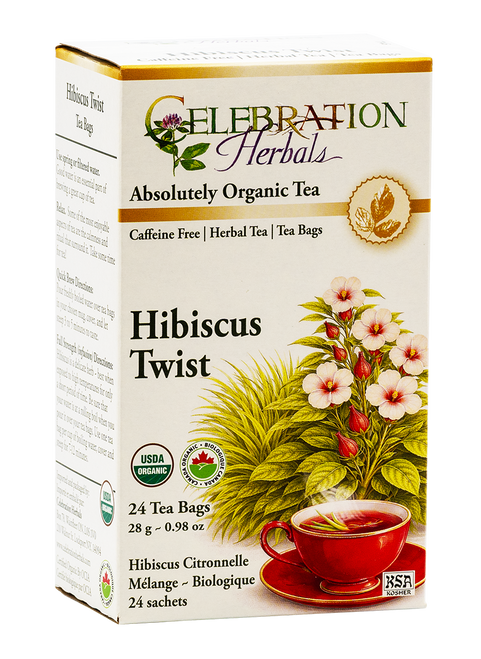 Hibiscus Twist Tea Blend ~ 24 Teabags ~ Organic