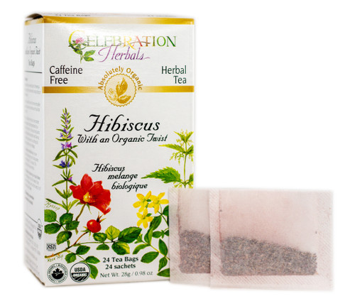 Hibiscus Twist Tea Blend ~ 24 Teabags ~ Organic