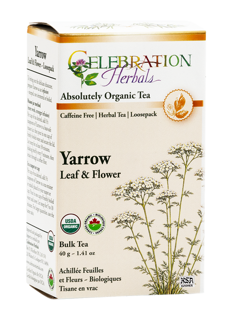 Yarrow Herb & Flower ~ Loosepack Tea ~ Organic ~ 40 g