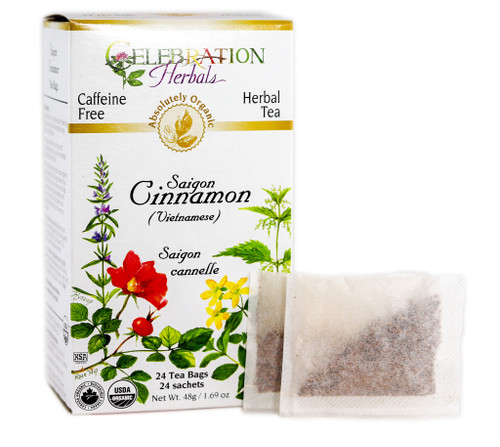 Cinnamon Vietnamese 4% Oil ~ 24 Teabags ~ Organic