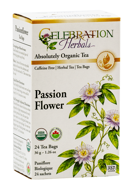 Passion Flower ~ 24 Teabags ~ Organic