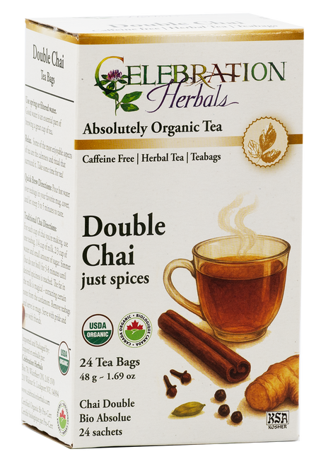 Double Chai Tea ~ 24 Teabags ~ Organic