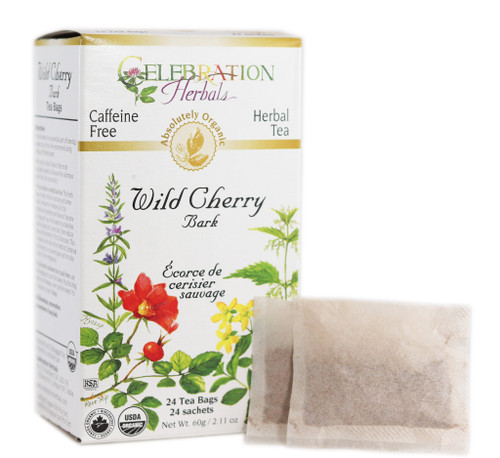 Wild Cherry Bark ~ 24 Teabags ~ Organic