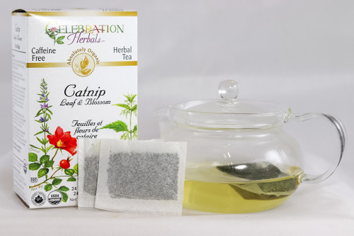 Catnip Leaf & Flower ~ 24 Teabags ~ Organic