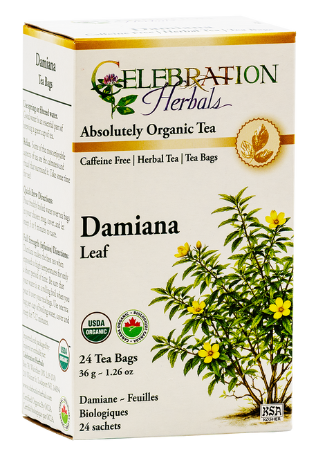 Damiana Leaf ~ 24 Teabags ~ Organic