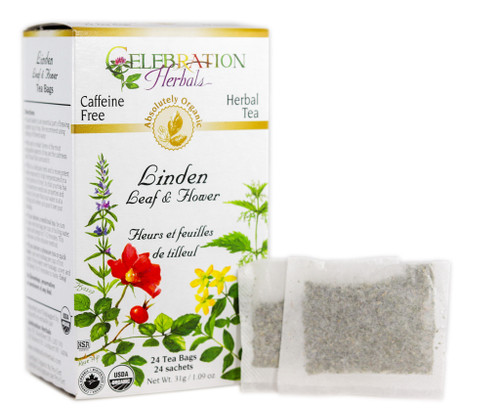 Linden Leaf & Flower ~ 24 Teabags ~ Organic