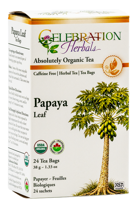 Papaya Leaf ~ 24 Teabags ~ Organic