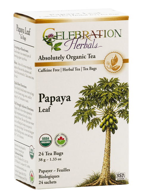 Papaya Leaf ~ 24 Teabags ~ Organic