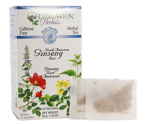 Ginseng American Root ~ 24 Teabags ~ Pure Quality