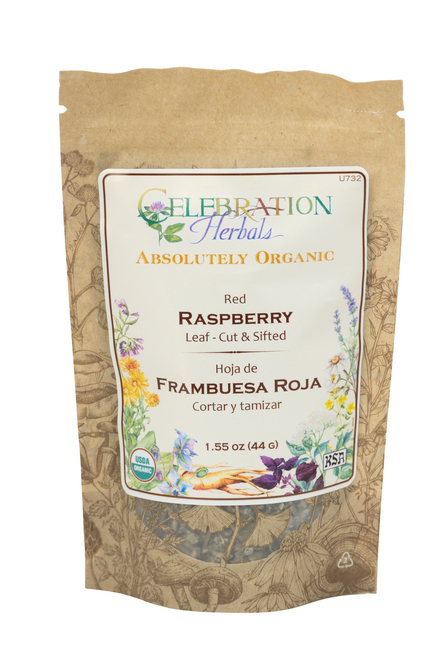 Raspberry Leaf C/S ~ Bulk Pouch ~ Organic