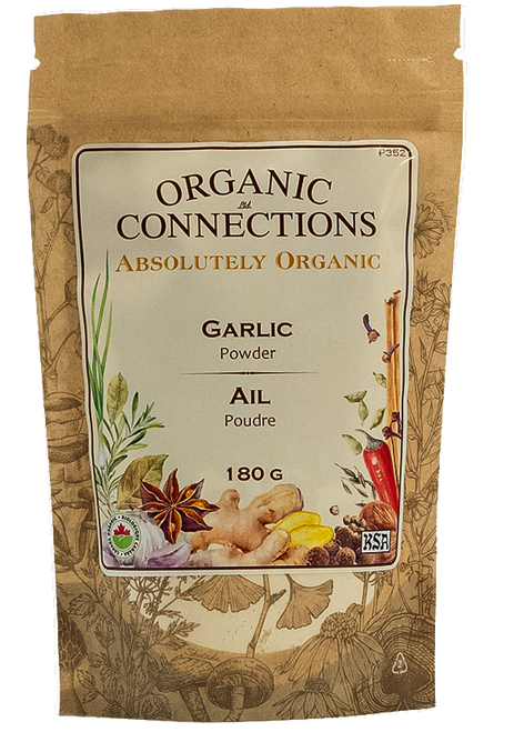 Garlic Raw Powder ~ Retail Pack Bulk ~ Organic ~ 180 g