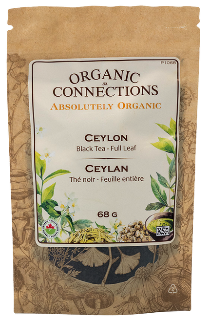Tea Black Ceylon Full Leaf ~ Retail Pack Bulk ~ Organic ~ 68 g