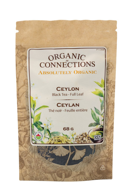Tea Black Ceylon Full Leaf ~ Retail Pack Bulk ~ Organic ~ 68 g