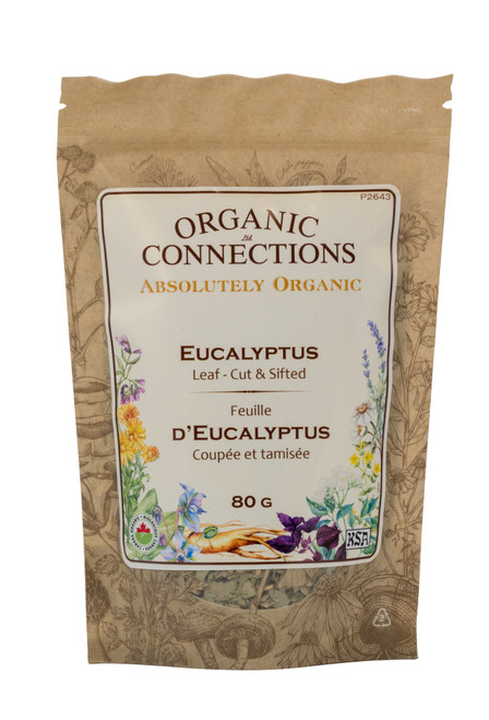 Eucalyptus Leaf C/S ~ Retail Pack Bulk ~ Organic ~ 80 g