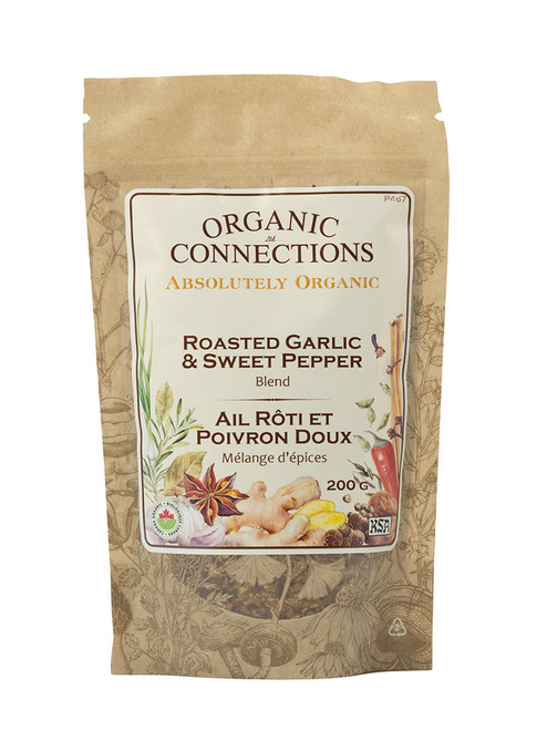 Roasted Garlic & Sweet Pepper Blend Blend Fine ~ Retail Pack Bulk ~ Organic ~ 200 g