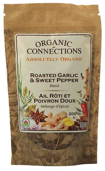 Roasted Garlic & Sweet Pepper Blend ~ Retail Pack Bulk ~ Organic ~ 200 g