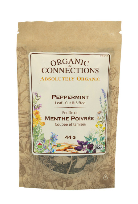 Peppermint Leaf C/S ~ Retail Pack Bulk ~ Organic ~ 44 g