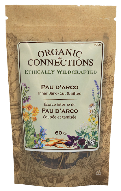 Pau D'Arco C/S ~ Retail Pack Bulk ~ Wildcrafted ~ 60 g