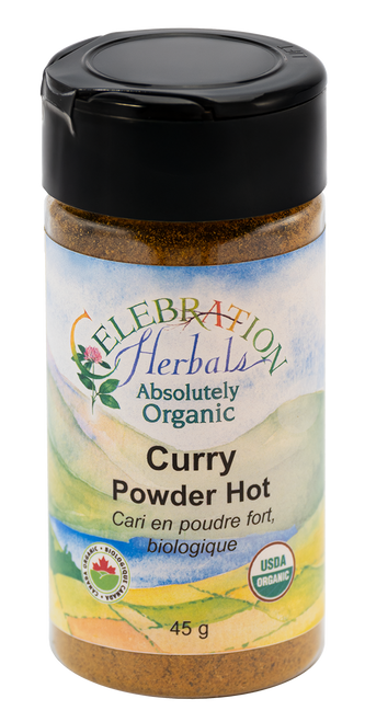 Curry Powder Hot Blend ~ Botted Spice Blend ~ Organic ~ 45 g