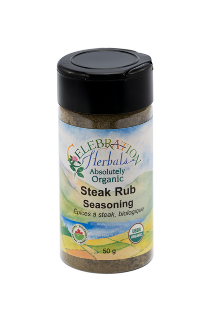 Steak & Chop Rub Blend No Cut ~ Botted Spice Blend ~ Organic ~ 50 g