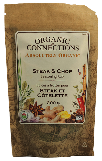 Steak & Chop Rub Blend ~ Retail Pack Bulk ~ Organic ~ 200 g