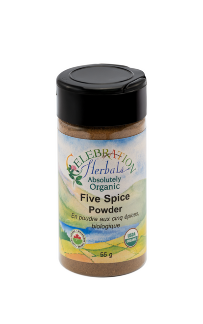 Five Spice Blend Powder ~ Botted Spice Blend ~ Organic ~ 55 g