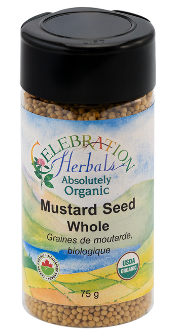 Mustard Yellow Whole ~ Bottled Spice ~ Organic ~ 75 g
