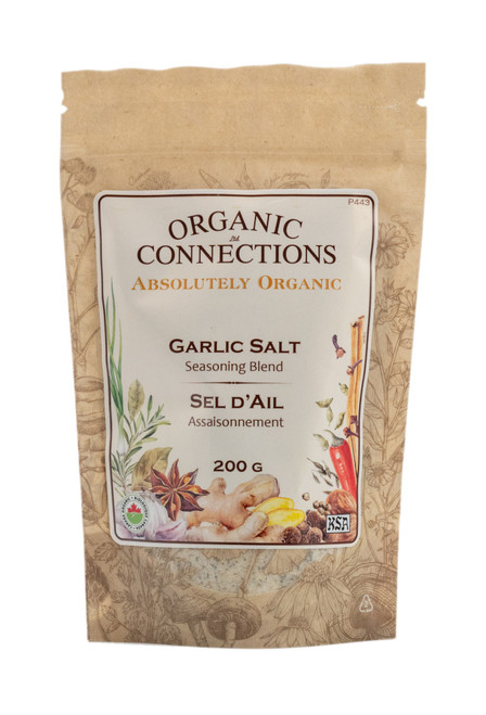 Garlic Salt Blend Fine ~ Retail Pack Bulk ~ Organic ~ 200 g