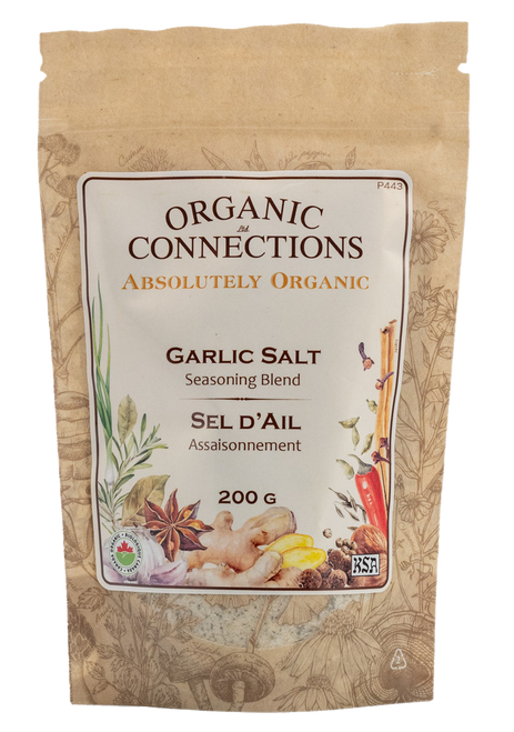 Garlic Salt ~ <i>Spice Blend</i> ~ Retail Pack Bulk ~ Organic ~ 454g