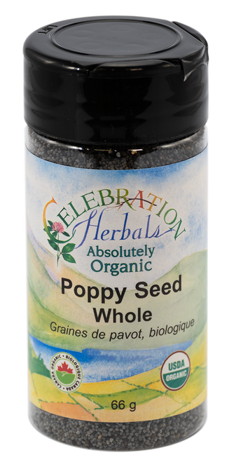 Poppy Seed Whole ~ Bottled Spice ~ Organic ~ 66g
