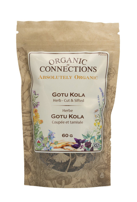 Gotu Kola Herb C/S ~ Retail Pack Bulk ~ Organic ~ 60 g