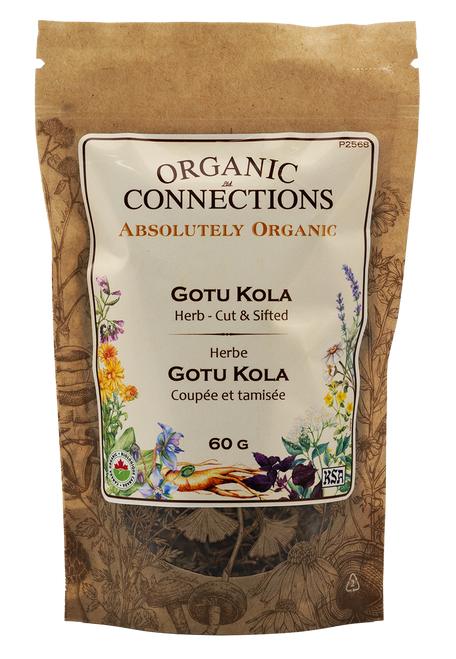 Gotu Kola Herb C/S ~ Retail Pack Bulk ~ Organic ~ 60g