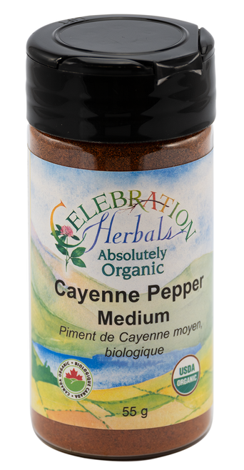 Cayenne (Medium) Powder ~ Bottled Spice ~ Organic ~ 55g