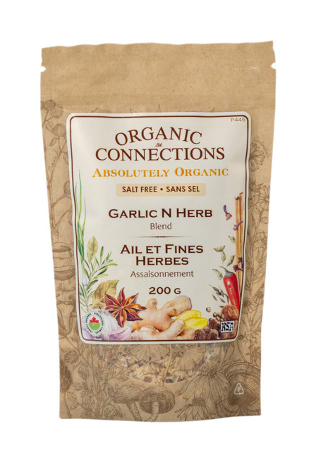 Garlic N Herb Blend C/S ~ Retail Pack Bulk ~ Organic ~ 200 g