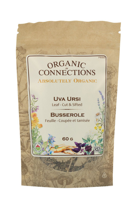 Uva Ursi (Bearberry) Leaf C/S ~ Retail Pack Bulk ~ Organic ~ 60 g