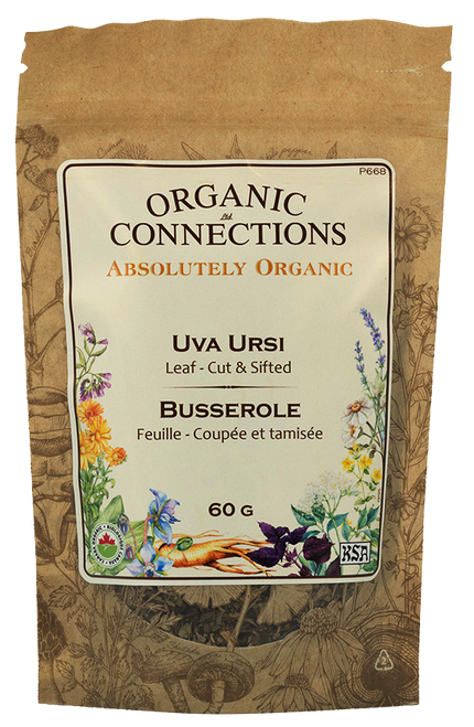 Uva Ursi (Bearberry) Leaf C/S ~ Retail Pack Bulk ~ Organic ~ 60 g