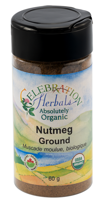 Nutmeg Powder ~ Bottled Spice ~ Organic ~ 60 g