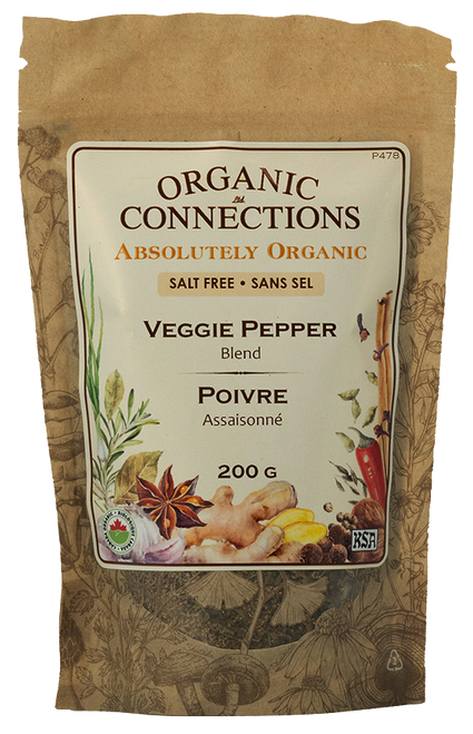 Veggie Pepper Blend ~ Retail Pack Bulk ~ Organic ~ 200 g