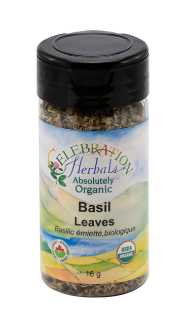 Basil Leaf C/S ~ Bottled Spice ~ Organic ~ 16 g