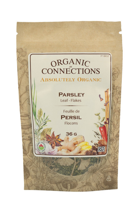 Parsley Leaf Flakes ~ Retail Pack Bulk ~ Organic ~ 36 g
