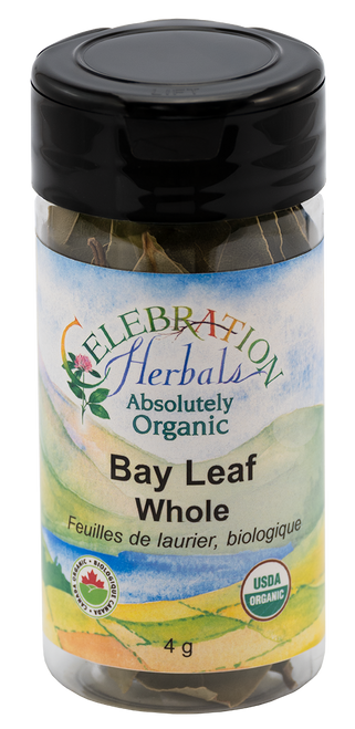 Bay Leaf Whole ~ Bottled Spice ~ Organic ~ 4g